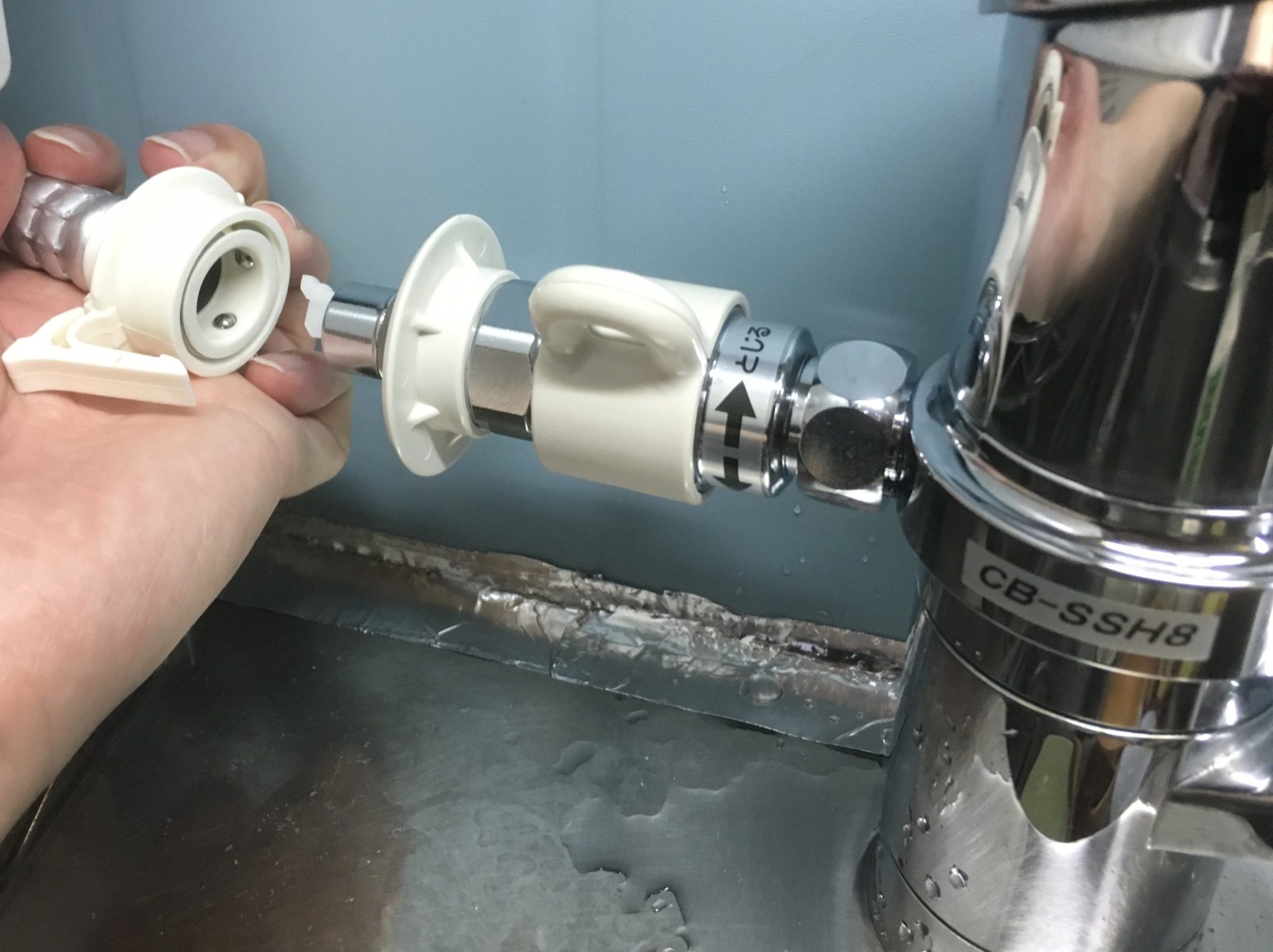 食洗器用分岐水栓 CB-SSH8 - 浄水器・整水器
